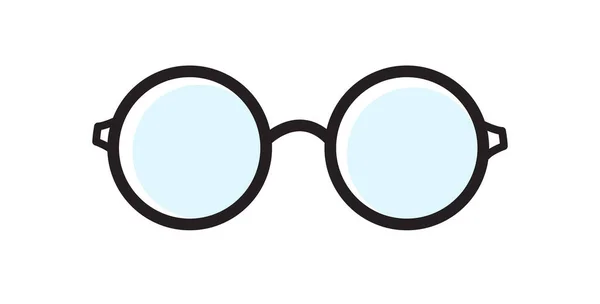 Glasses Icon Isolated White Background Modern Glasses Vector Illustration — Stock Vector