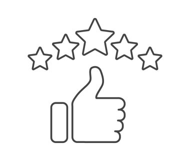 Beş yıldızlı değerlendirme simgesi. Geribildirim, En Çok Satanlar, Kalite