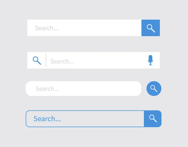 Suchleiste Design Element Suchleiste Für Website Und Benutzeroberfläche Mobile Apps — Stockvektor