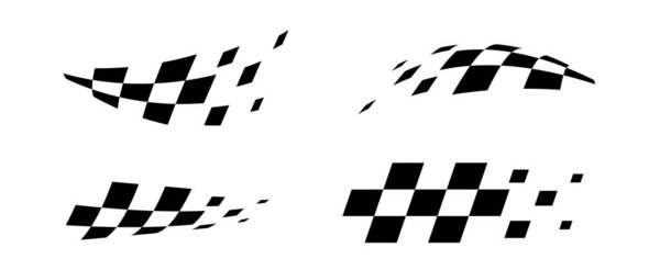Флаг гонки. Шахматный флаг. Гонки. Гонки автоспорта графики. Векторная иллюстрация
