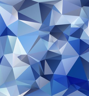 mavi çokgen mozaik arkaplan, yaratıcı tasarım şablonları