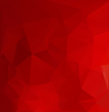 Kırmızı Çokgen Mozaik Arkaplan, Yaratıcı Tasarım Şablonları