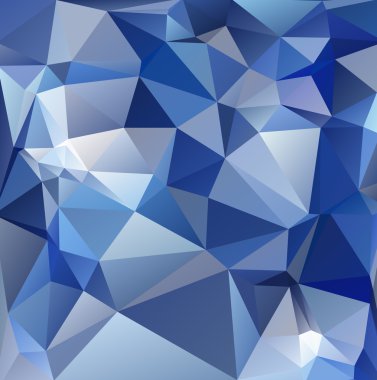 mavi çokgen mozaik arkaplan, yaratıcı tasarım şablonları