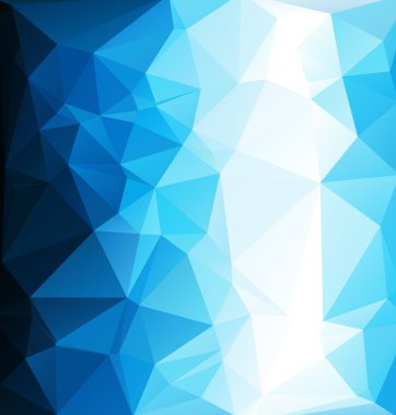 mavi çokgen mozaik arkaplan, yaratıcı tasarım şablonları