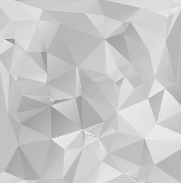 Grauweißer polygonaler Hintergrund, kreative Design-Vorlagen — Stockvektor