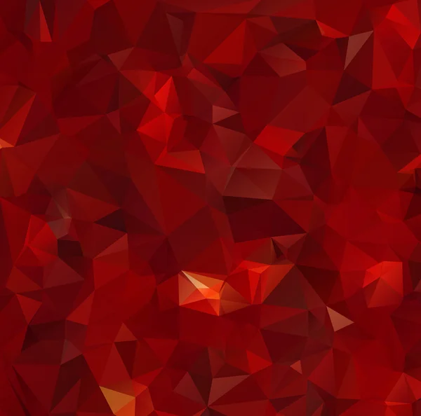 Roter polygonaler Mosaik-Hintergrund, kreative Design-Vorlagen — Stockvektor