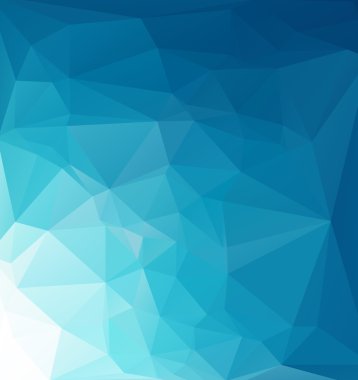 mavi çokgen mozaik arkaplan, yaratıcı tasarım şablonları