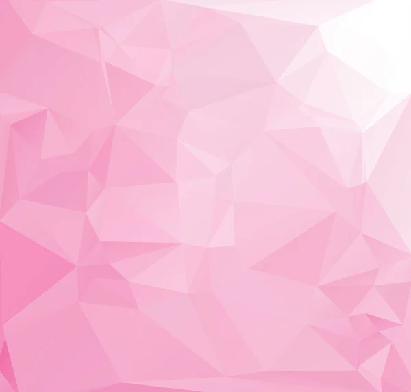 Rosa polygonal mosaik bakgrund, Creative Design mallar — Stock vektor