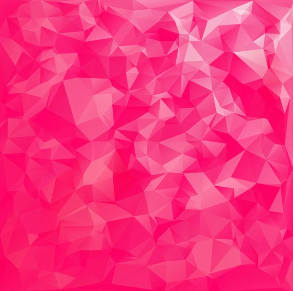 Sfondo mosaico poligonale rosa, Modelli di design creativo — Vettoriale Stock
