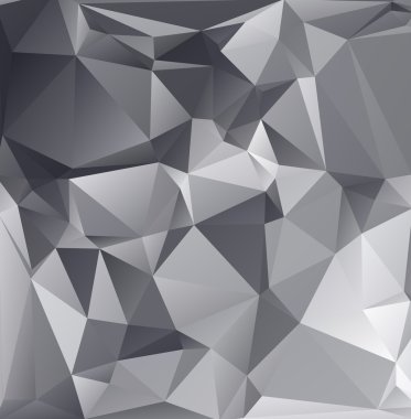 Gri Beyaz Çokgen Arkaplan, Yaratıcı Tasarım Şablonları