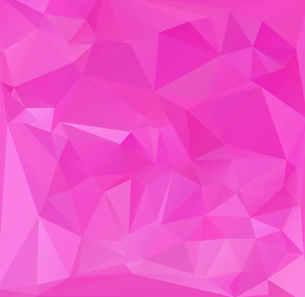 Fondo de mosaico poligonal rosa, plantillas de diseño creativo — Vector de stock