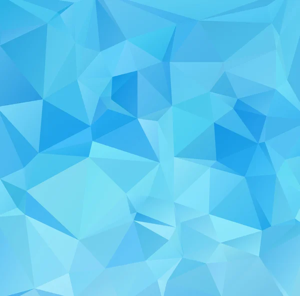 Modrá polygonální mozaika pozadí, tvůrčí design šablony — Stockový vektor