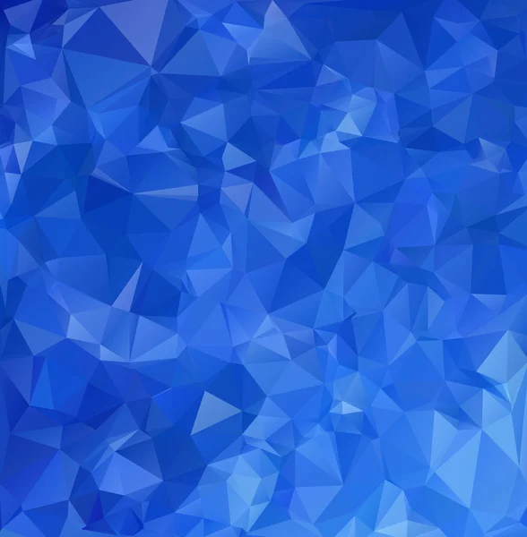 Fondo de mosaico poligonal azul, plantillas de diseño creativo — Archivo Imágenes Vectoriales