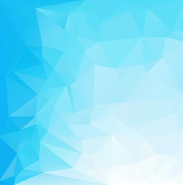 Blauwe veelhoekige mozaïek achtergrond, creatieve design sjablonen — Stockvector