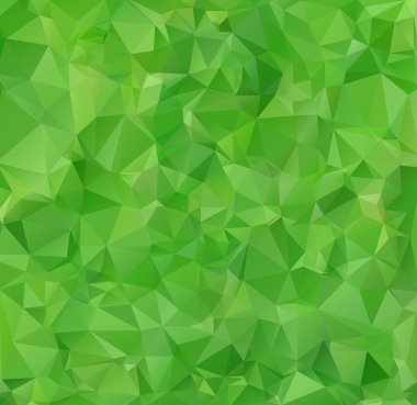 Yeşil Çokgen Mozaik Arkaplan, Yaratıcı Tasarım Şablonları