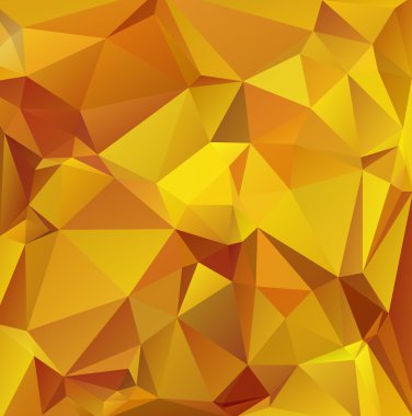 Sarı Çokgen Mozaik Arkaplan, Yaratıcı Tasarım Şablonları