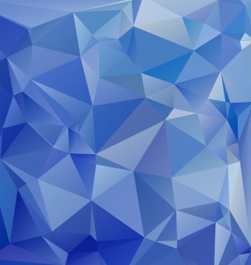 mavi çokgen mozaik arkaplan, yaratıcı tasarım şablonları