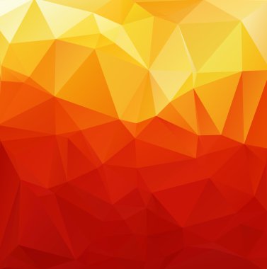 Kırmızı Çokgen Mozaik Arkaplan, Yaratıcı Tasarım Şablonları