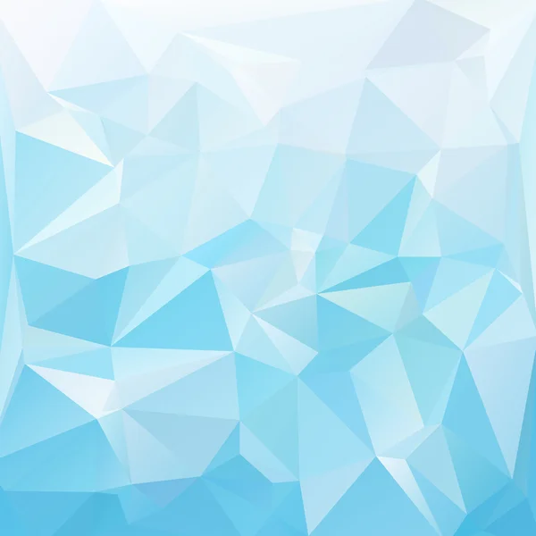 Fundo de mosaico poligonal azul, modelos de design criativo —  Vetores de Stock