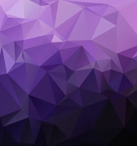 Purple Polygonal Mosaic Background, Creative Design Templates — Stock Vector