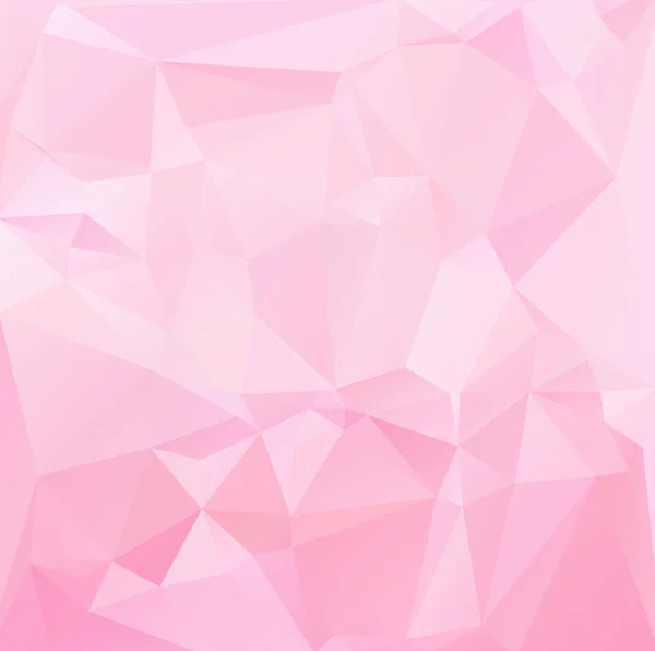 Fondo de mosaico poligonal rosa, plantillas de diseño creativo — Vector de stock