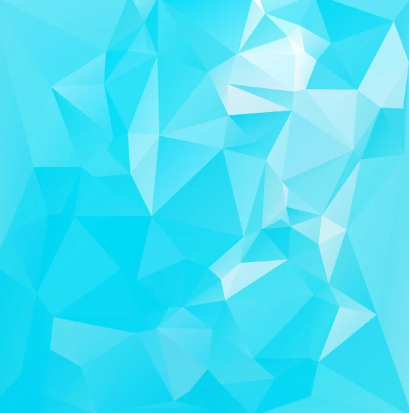 Blue Polygonal Mosaic Background, Creative Design Templates — Stock Vector