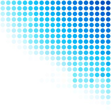 Mavi noktalar arka plan, yaratıcı tasarım şablonları