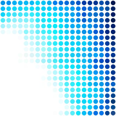 Mavi noktalar arka plan, yaratıcı tasarım şablonları