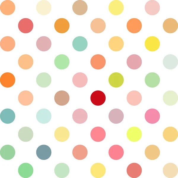 Fond à pois colorés, modèles de conception créative — Image vectorielle