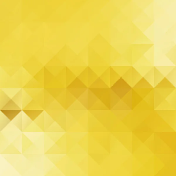 Yellow Grid Mosaic Background, Creative Design Template — 스톡 벡터