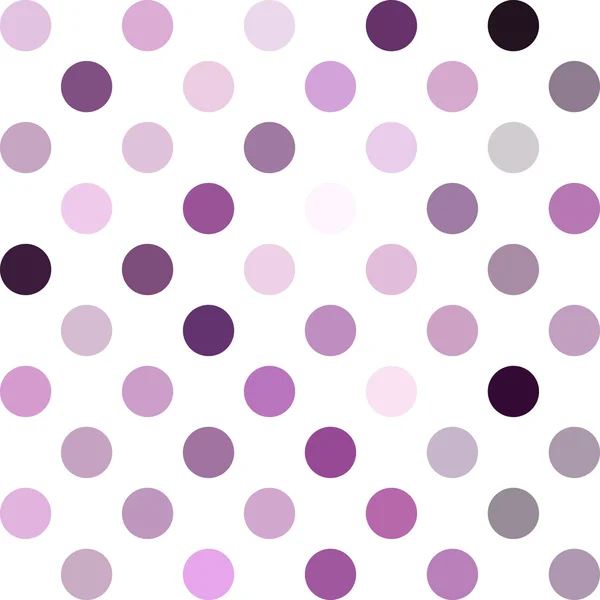 Paarse Polka Dots achtergrond, creatief ontwerpsjablonen — Stockvector