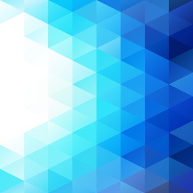 Mavi Izgara Mozaik Arkaplan, Yaratıcı Tasarım Şablonları