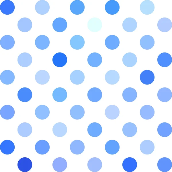 Blue Polka Dots Background, Creative Design Templates — Stock Vector