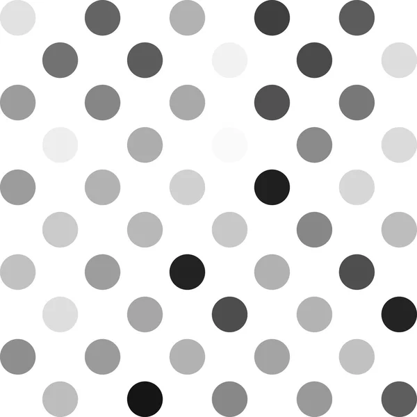 Сірий білі крапки полька фону, креативний дизайн шаблонів — стоковий вектор