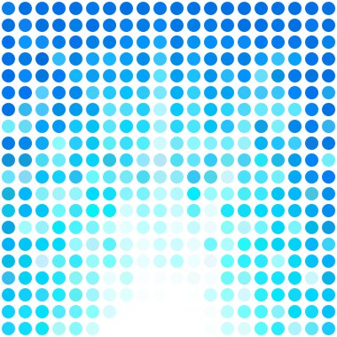 Mavi noktalar arka plan, yaratıcı tasarım şablonları