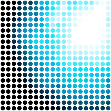 Mavi noktalar arka plan, yaratıcı tasarım şablonları