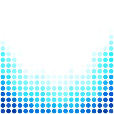 Mavi noktalar arka plan, yaratıcı tasarım şablonları