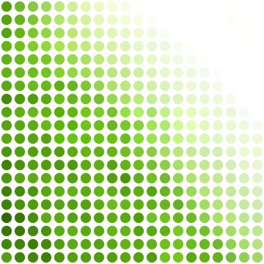 Yeşil noktalar arka plan, yaratıcı tasarım şablonları