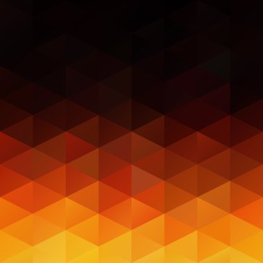 Turuncu Izgara Mozaik Arkaplan, Yaratıcı Tasarım Şablonları