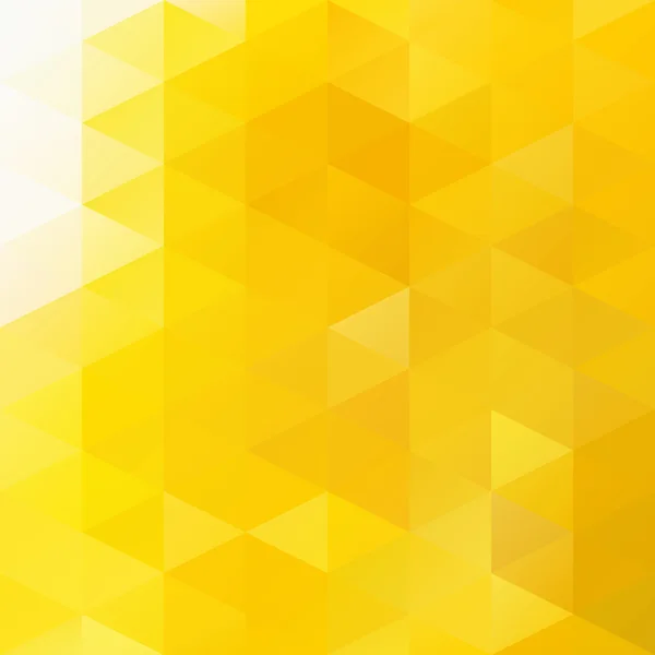 Yellow Grid Mosaic Background, Creative Design Template — 스톡 벡터