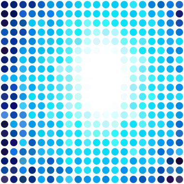 Mavi noktalar arka plan, yaratıcı tasarım şablonları