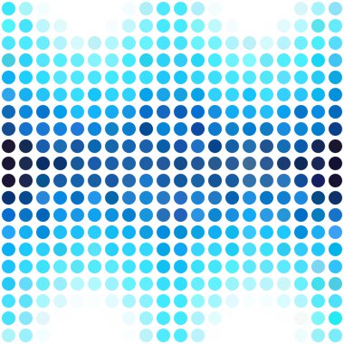 Mavi noktalar arka plan, yaratıcı tasarım şablonları