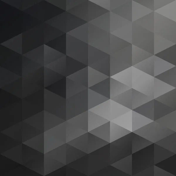 Black Grid Mosaic Background, Creative Design Templates — Stock Vector