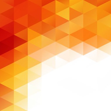 Turuncu Izgara Mozaik Arkaplan, Yaratıcı Tasarım Şablonları