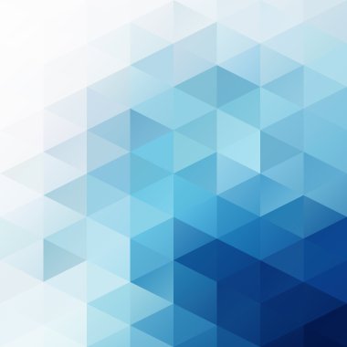 Mavi Izgara Mozaik Arkaplan, Yaratıcı Tasarım Şablonları