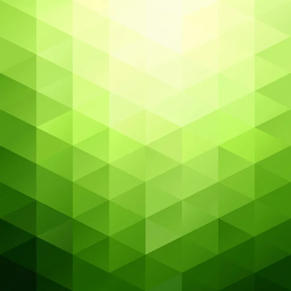 Grüner Grid-Mosaik-Hintergrund, kreative Design-Vorlagen — Stockvektor