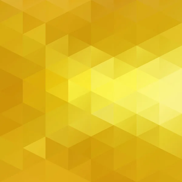 Yellow Grid Mosaic Background, Creative Design Template — 스톡 벡터