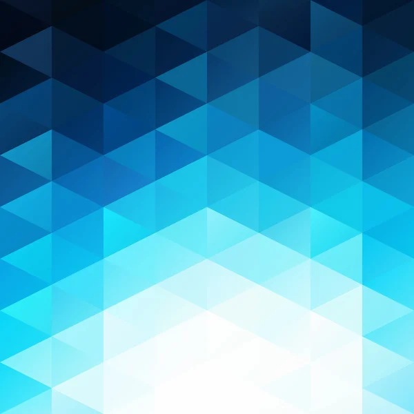 Blauer Grid-Mosaik-Hintergrund, kreative Design-Vorlagen — Stockvektor