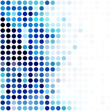 Mavi rastgele noktalar arka plan, yaratıcı tasarım şablonları