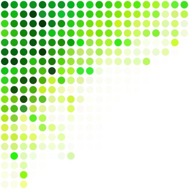 Yeşil rastgele noktalar arka plan, yaratıcı tasarım şablonları